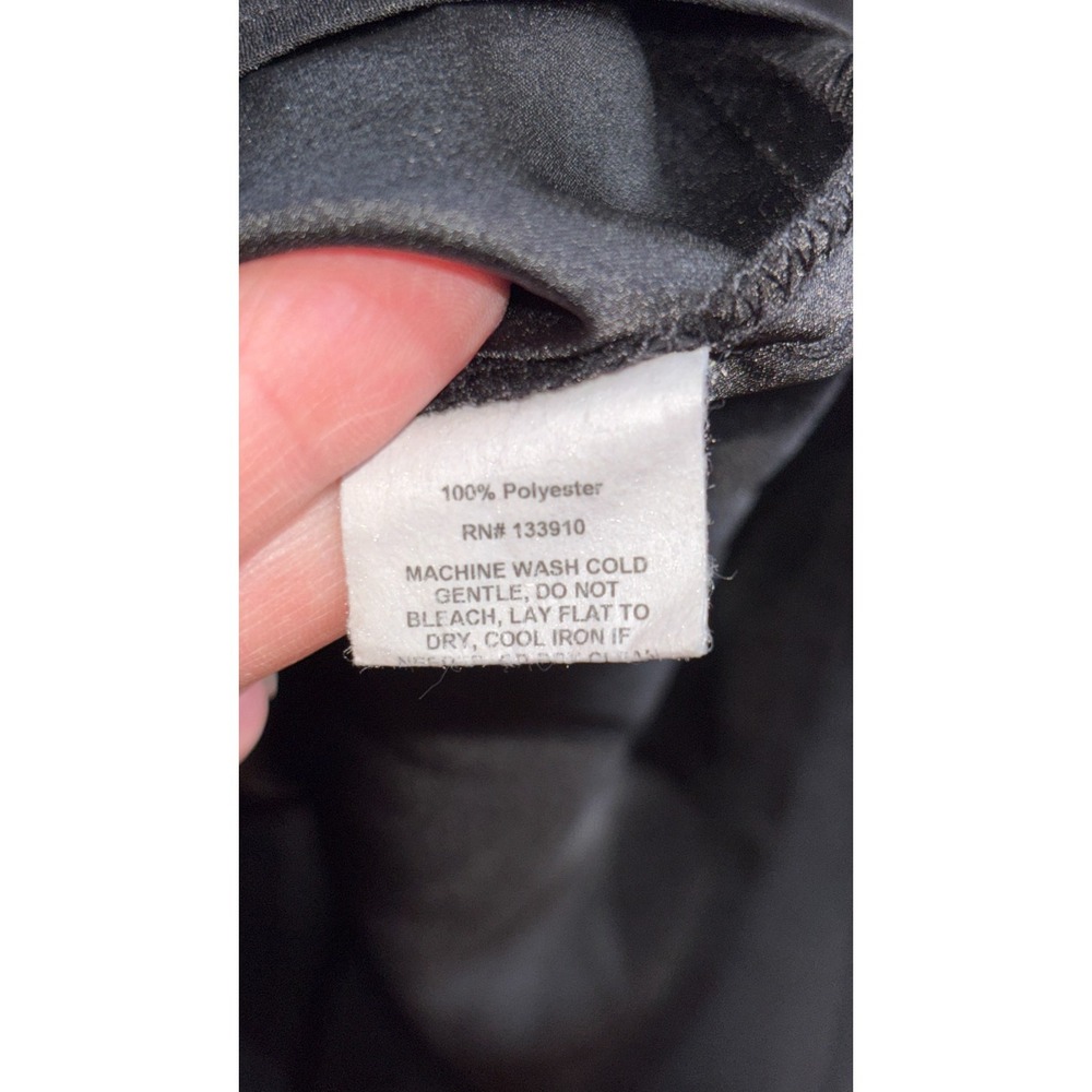 Show Me Your Mumu Lisa Maxi Dress Women Small Black Luxe Satin Self Lined Halter - Picture 10 of 16